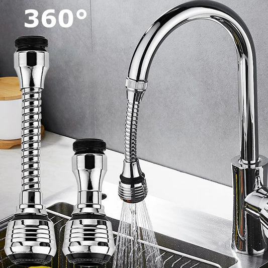 360° Adjustment Kitchen Faucet Extender Dual Mode Water Saving Pressurize Faucet Extender Filter Sprayer Bathroom Kitchen Gadget