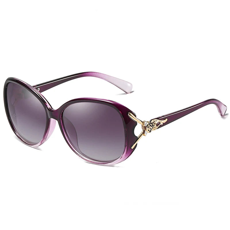 YUNSIYIXING Polarized Women's Sunglasses Fashion Brand Butterfly Sun Glasses UV400 Mirror Anti-Glare Eyewear Accessories 8842