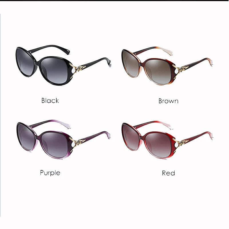 YUNSIYIXING Polarized Women's Sunglasses Fashion Brand Butterfly Sun Glasses UV400 Mirror Anti-Glare Eyewear Accessories 8842