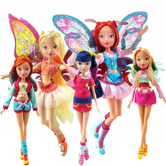 Believix Fairy&amp;Lovix Fairy Rainbow Colorful Girl Doll Mga Action Figure Fairy Bloom Dolls na may Klasikong Mga Laruan para sa Regalo ng Babae