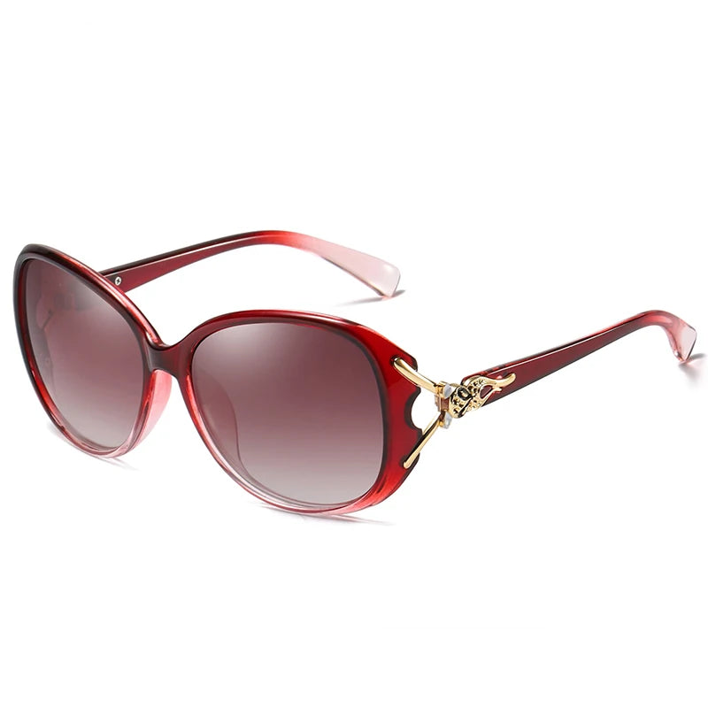 YUNSIYIXING Polarized Women's Sunglasses Fashion Brand Butterfly Sun Glasses UV400 Mirror Anti-Glare Eyewear Accessories 8842