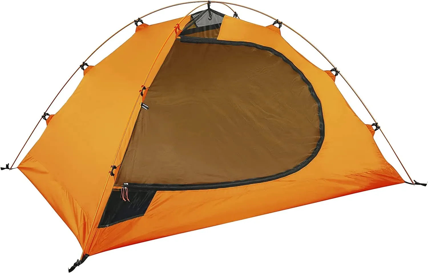 Woqi Lightweight 1 Person Backpacking Tent 4 Season Ultralight Waterproof Camping Tent Large Size Easy Setup Tent for Winter