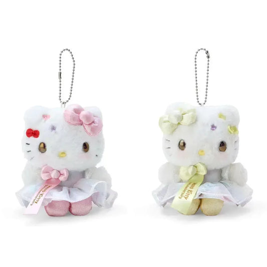 حقيبة دمية على شكل قلب للبنات باللون الوردي والأصفر من Sanrio بمناسبة عيد ميلادها الخمسين، ديكور جميل