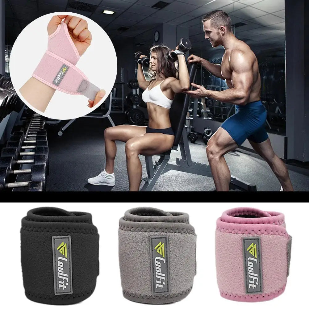 1pc Unisex Wrist Guard Band Brace Support Carpal Tunnel Protective Strain Bandage Gear Sprains Gym Strap Sports Relief Pain K5g0