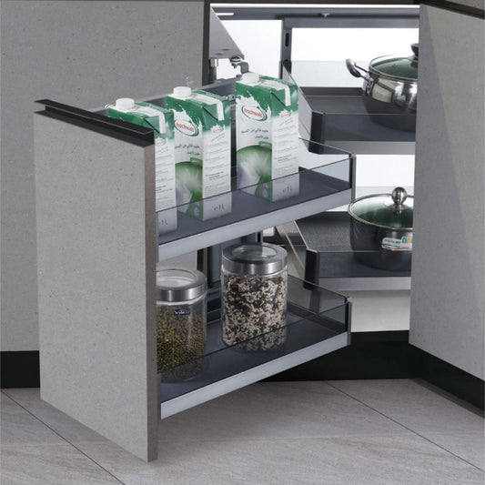 Multi Function Kitchen Cabinet Accessories Pull Out Magic Corner Drawer Basket Kitchen Storage Holder Kitchen Cabinet Storage