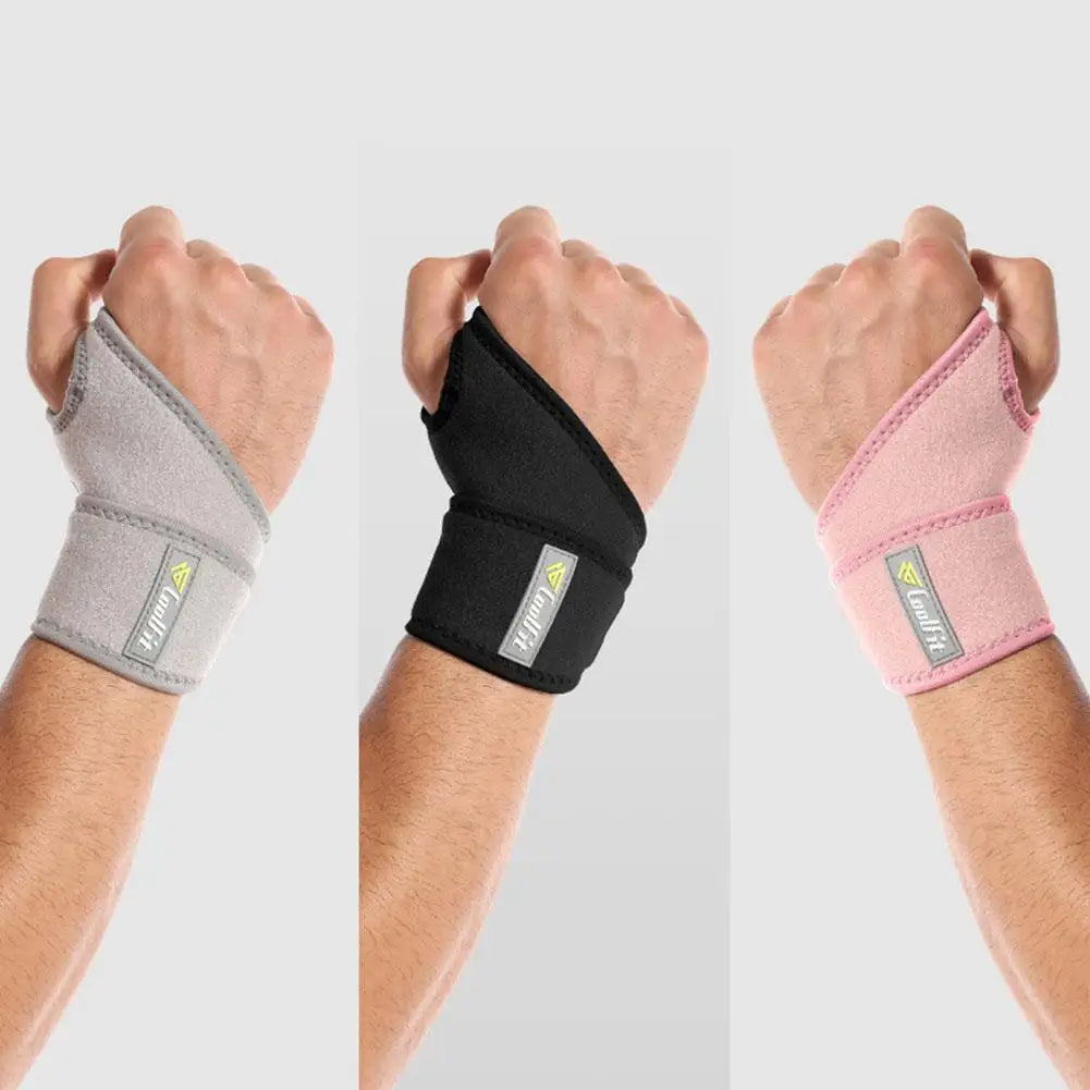 1pc Unisex Wrist Guard Band Brace Support Carpal Tunnel Protective Strain Bandage Gear Sprains Gym Strap Sports Relief Pain K5g0