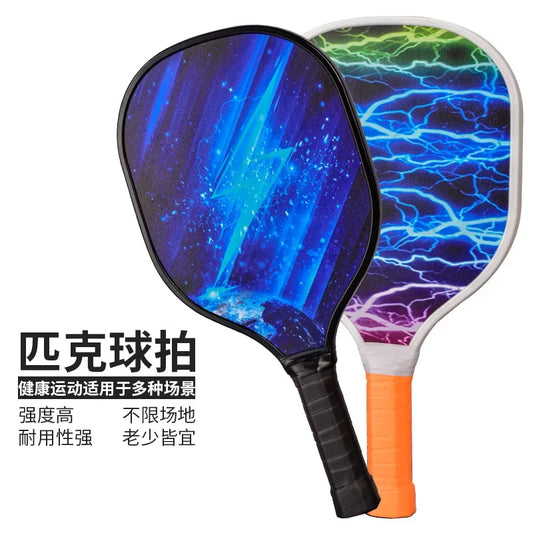 Pickleball Set For Unisex 2024 New Honeycomb Carbon Fiber Paddle PE Hole Ball Racquet Sports High Quality