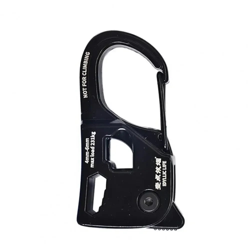 Tent Rope Tensioner Aluminum Alloy Rustproof Strong Load-bearing Lightweight Portable Tent Cord Adjuster Tent Accessories