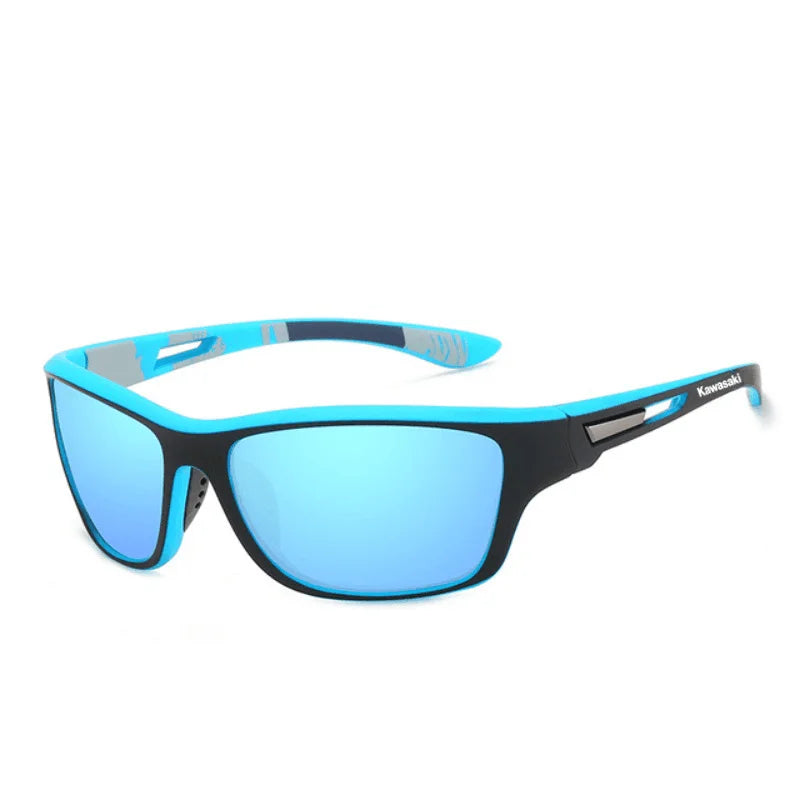 Kawasaki Fashion Polarized Sports Sunglasses for Men and Women, Cycling, Climbing, Fishing, UV400 Glasses