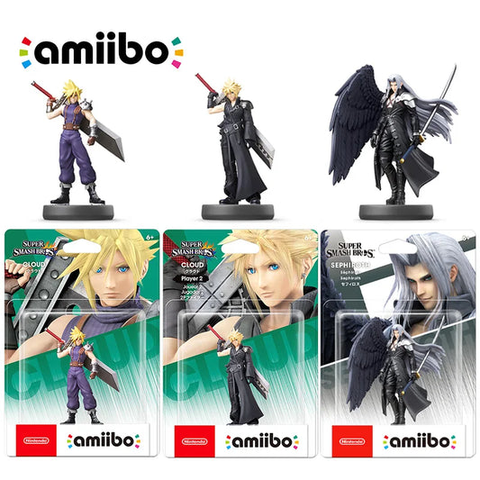 ARTSWIFT Amiibo - Super Smash Bros. Serye para sa Cloud Player 1P 2P Sephiroth - Final Fantasy Asian Version Rehiyon na Libre ang Stock