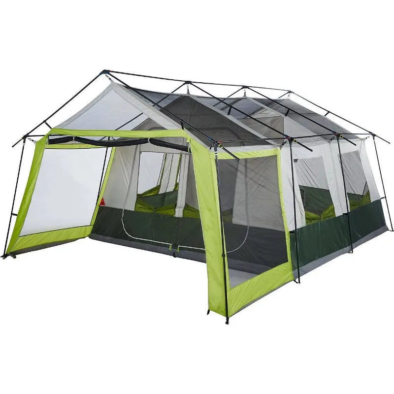 Paglalakbay Custom Camping Person Magtipon Easy Setup Exhibition Foldable Frame Tent Para sa Camping Party na may mga Kwarto