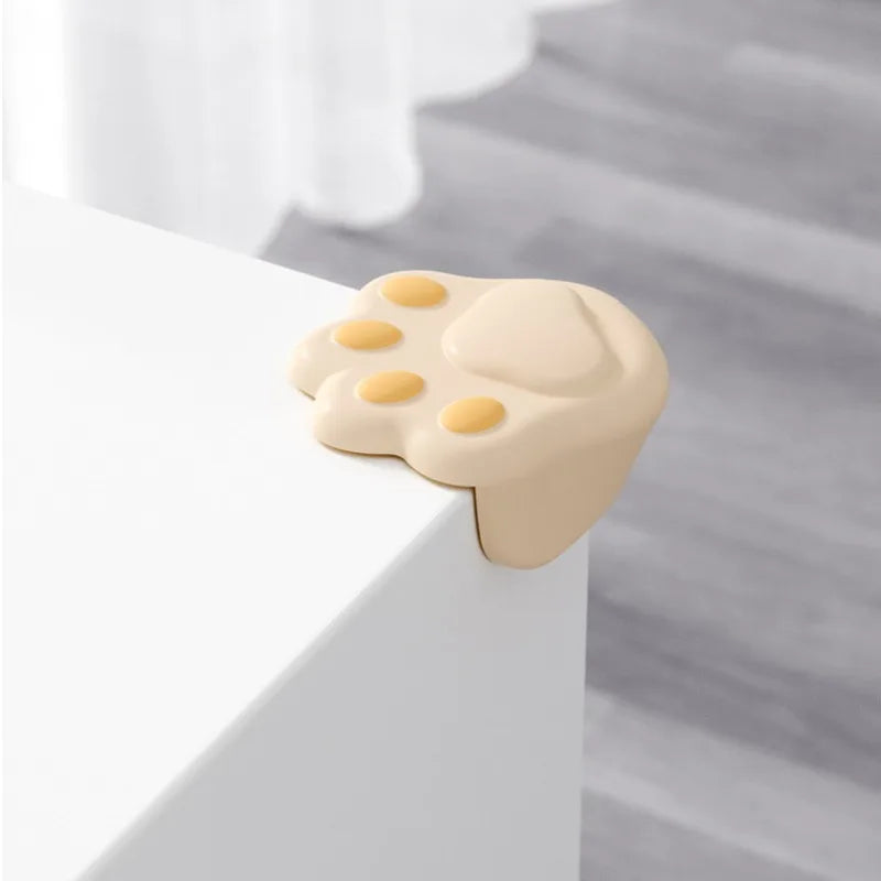 4PCS Cute Baby Safety Corners Furniture Table Edge Protector Kids Anti-collision Angle Infant Silicone Soft Corner Guard Bumper