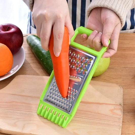 Multi-functional Manual Stainless Steel Vegetable Cutter Slicer Household Potato and Fruit Grater Creative Kitchen Gadgets