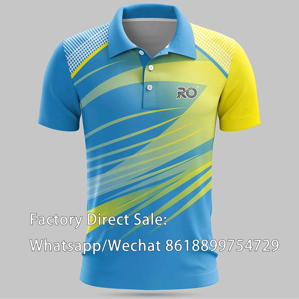قمصان UPF 50+ للرجال من البيسبول وCoach Gear Golf وPara Polo وشاطئ Manga Corta وصيد الأسماك وقمصان تنس الريشة وقمصان رياضية قابلة للتنفس وكرة القدم
