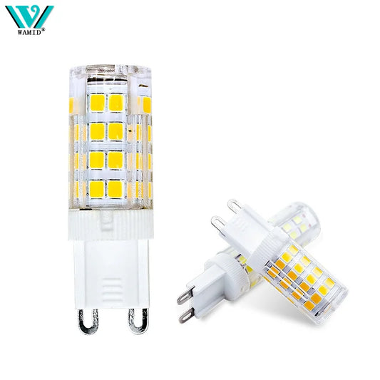 2-10pcs Brightest G9 LED Lamp AC220V 3W 7W 9W Ceramic SMD2835 LED Bulb Warm/Cool White Spotlight replace Halogen light wholesale
