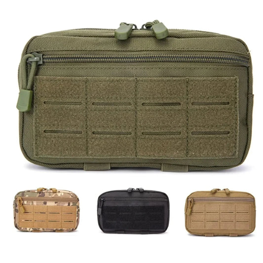 New Molle Multi-Layer Outdoor Sports Tactical Waist Pack 1000D Nylon Tactical Pouch for Cycling Travel and Camping Hunting Gear