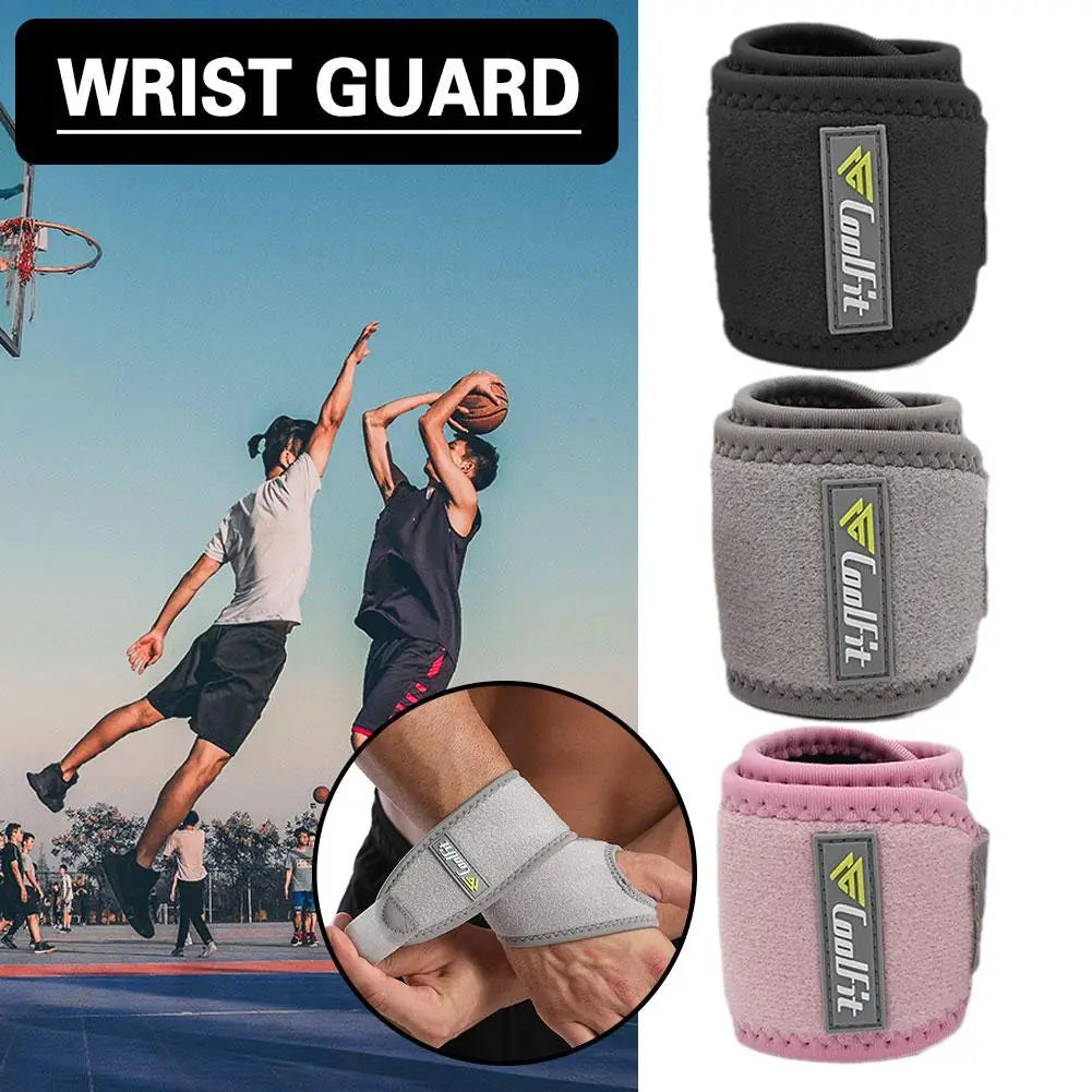 1pc Unisex Wrist Guard Band Brace Support Carpal Tunnel Protective Strain Bandage Gear Sprains Gym Strap Sports Relief Pain K5g0