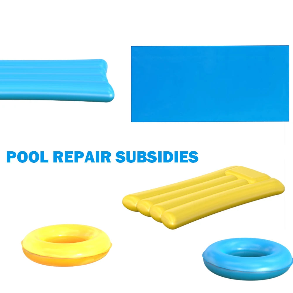 10-50PCS Self-Adhesive Swimming Pools Repair Patches PVC Outdoor Pool Repair Kit for Swim Ring Toys Inflatable Boat Accessories
