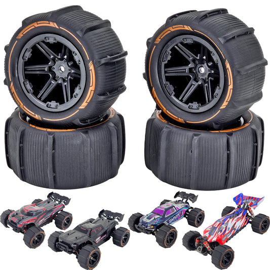 High Speed ​​RC Car Paddle Wheel, 85x43-54 SCY16101 16104 Pro SG116 Pro MJX Hyper Go16208 H16BM 14210 H14BM Wltoys 124008, 4PCS