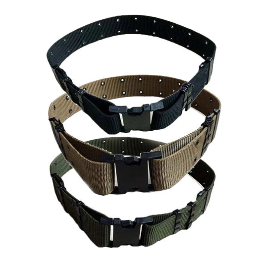 Outdoor Sports Protective Tactical Gear Tactical Belt Out Air Hole Hunting Accessories Military Army Combat Adjustable Waistband