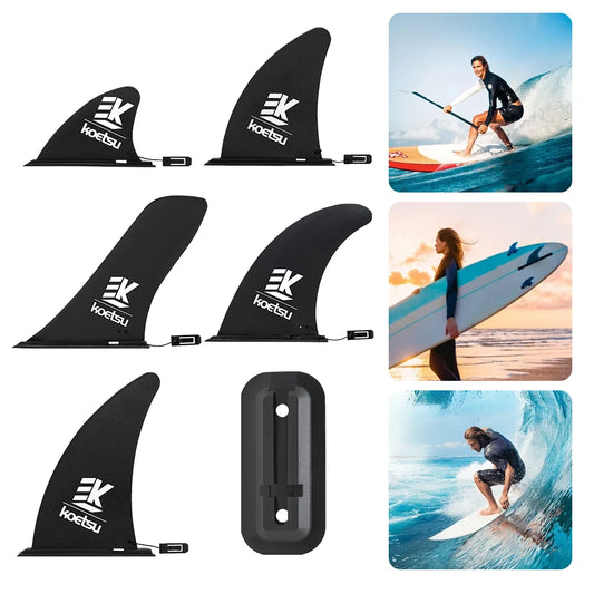 Paddle Board Fin Quick Release Longboard Fin Detachable Surfboard Tail Fin Protective Stand Up Board Fin for Paddle Board