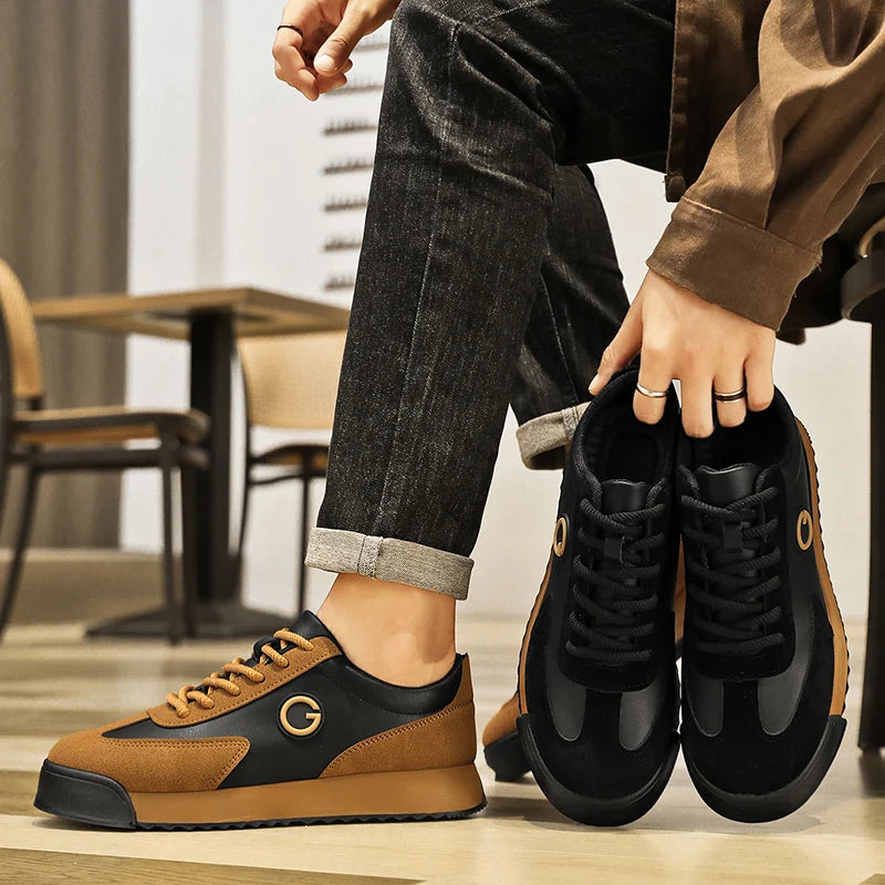 2024 Breathable Men's Sports Shoes High Quality Running Shoes Leather Waterproof Forrest Gump shoes Jogging Shoes Youth Sneakers