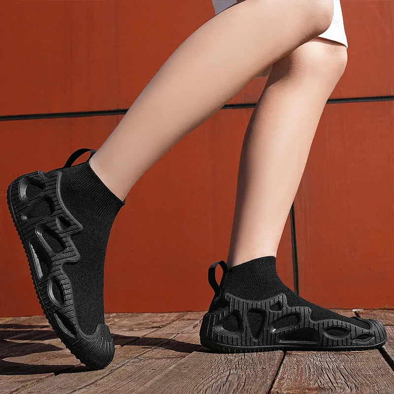 YISHEN Casual Shoes Men Socks Shoes Boots Women Trendy Youth Sports Shoes Fashion Design Spring Autumn Couple Zapatos De Hombre