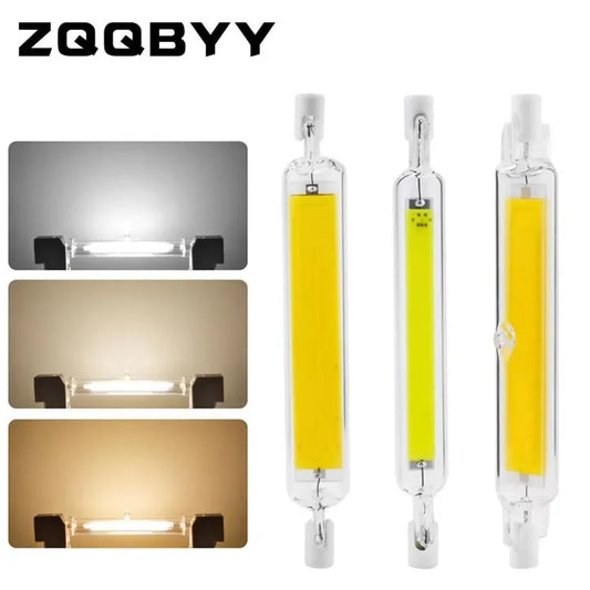 High Power LED R7s COB Glass Tube 118mm J118 78mm J78 COB Light Bulb AC 110V 120V 130V 220V 230V 240V Replace Halogen Light Lamp