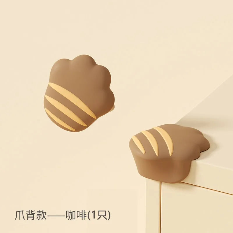 4PCS Cute Baby Safety Corners Furniture Table Edge Protector Kids Anti-collision Angle Infant Silicone Soft Corner Guard Bumper