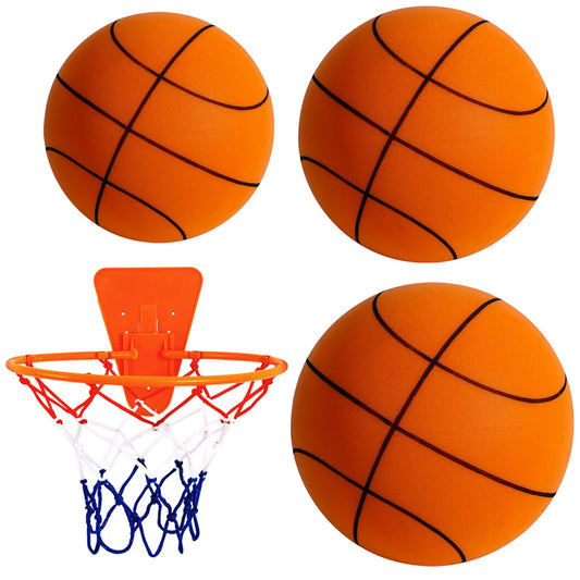 Silent basketball Size No. 3/5/7 Mute Bouncing Basketball Indoor Silent Ball Foam Basketball 18/21/24cm Bounce Sports Toys