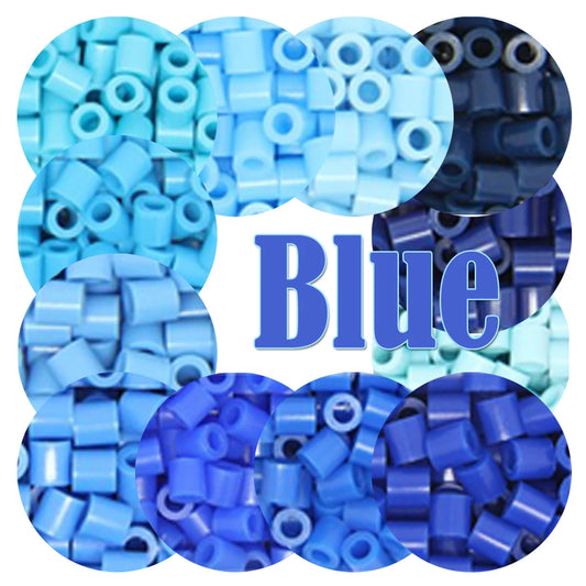 Kulay Asul 5mm 1000PCS YantJouet Hama Beads para sa mga Bata Iron Fuse Beads DIY Puzzle Pixel Art Regalo Laruang Bata