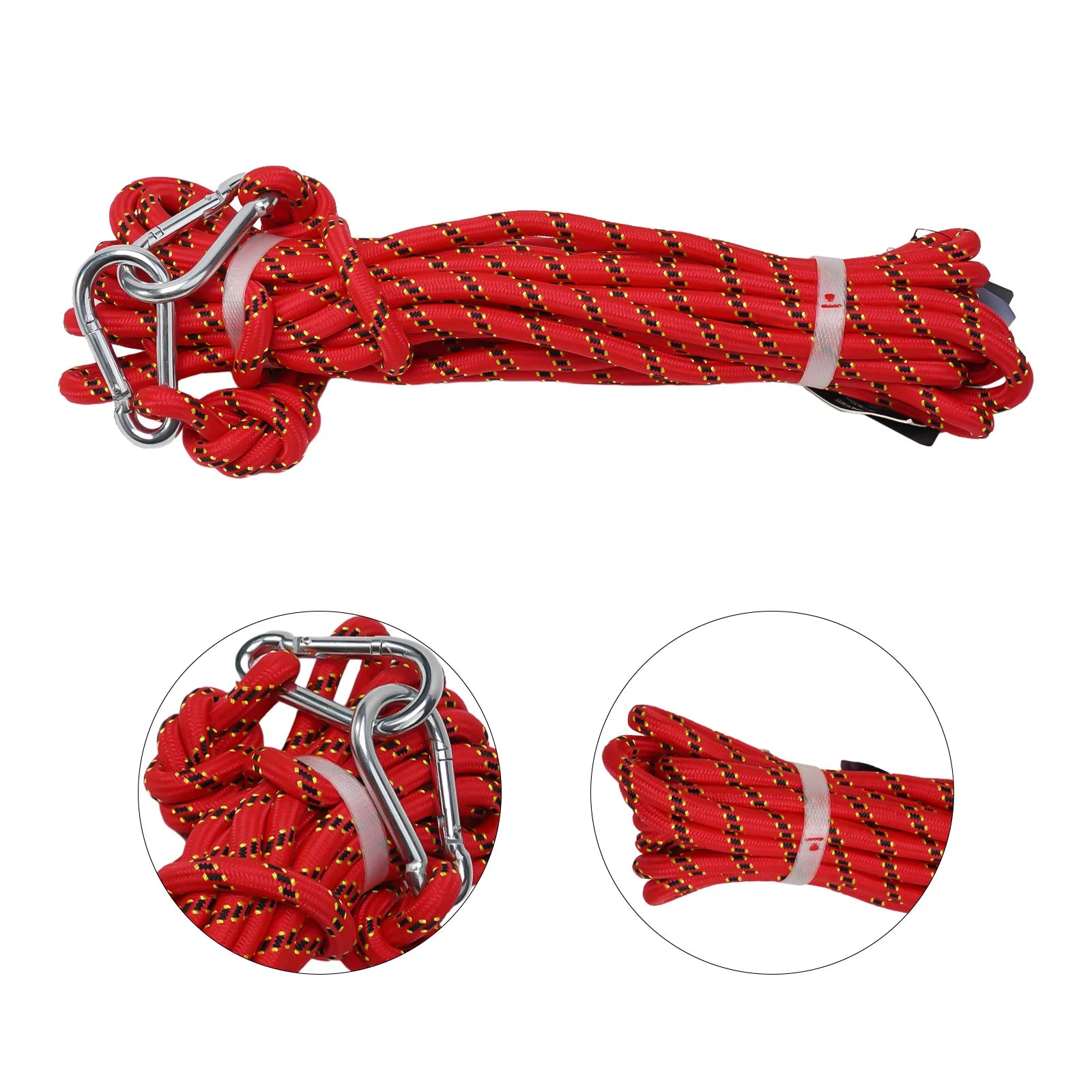 10M Static Rock Climbing Rope Cord Rock Tree Wall Climbing Equipment Gear Outdoor Survival Fire Escape Rescue Safety Rope