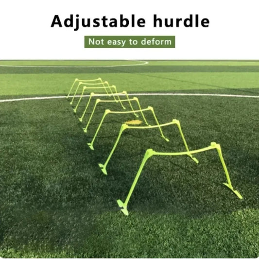 Portable Collapsible Hurdle  Football Speed Bouncing Training  Obstacle Frame Outdoor Fitness Practice  Flexible Agility Equipme