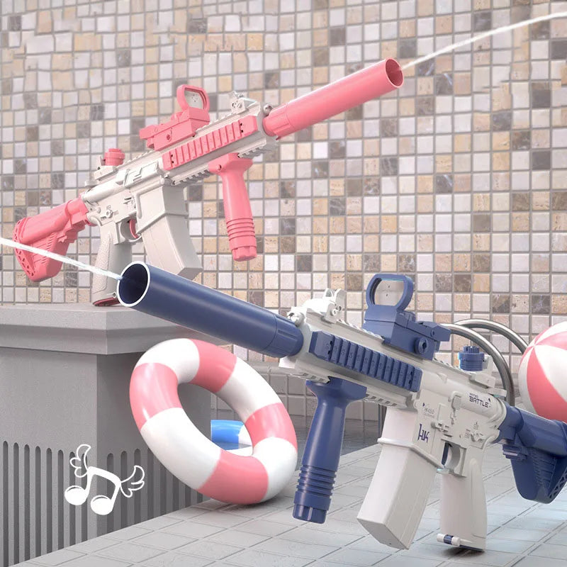 Water Gun Electric Pistol Shooting Toy M416 Buong Awtomatikong Summer Shoot Beach Panlabas na Kasayahan Laruan para sa mga Bata Regalo ng Mga Batang Babae