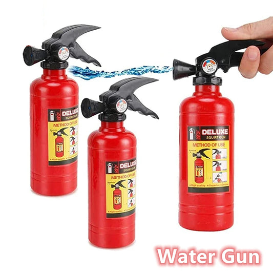 Nakakatuwang Mini Fire Extinguisher Laruang Water Baril Pag-spray ng Tubig Panlabas na Pool Beach Mga Laruan sa Tag-init Fireman Squirters para sa Kids Party