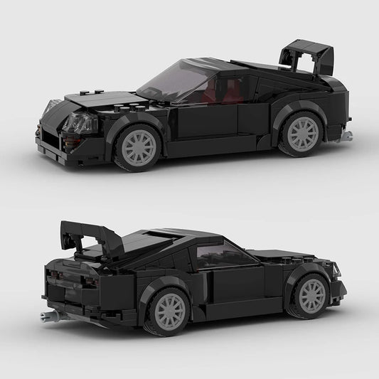 HOT MOC Supra Mk4 City Car Sports Vehicle Speed ​​Champion Racer Sports Building Blocks Brick Racing Supercar Kids Toys Gift Boys