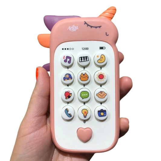 Laruang Mobile Phone ng Sanggol Simulation Musika Tunog Telepono Toddler Puzzle Maagang Edukasyon Regalo ng Laruang Natutulog na may Teether 0 12 Buwan