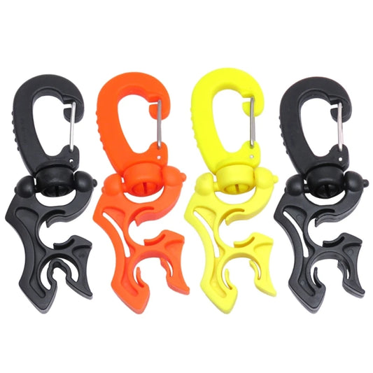 Scubas Diving Double Hose Holder Clip, Diving Double BCD Hose Holder Clip Regulator Retainer Buckle Hook for Snorkeling 54DE