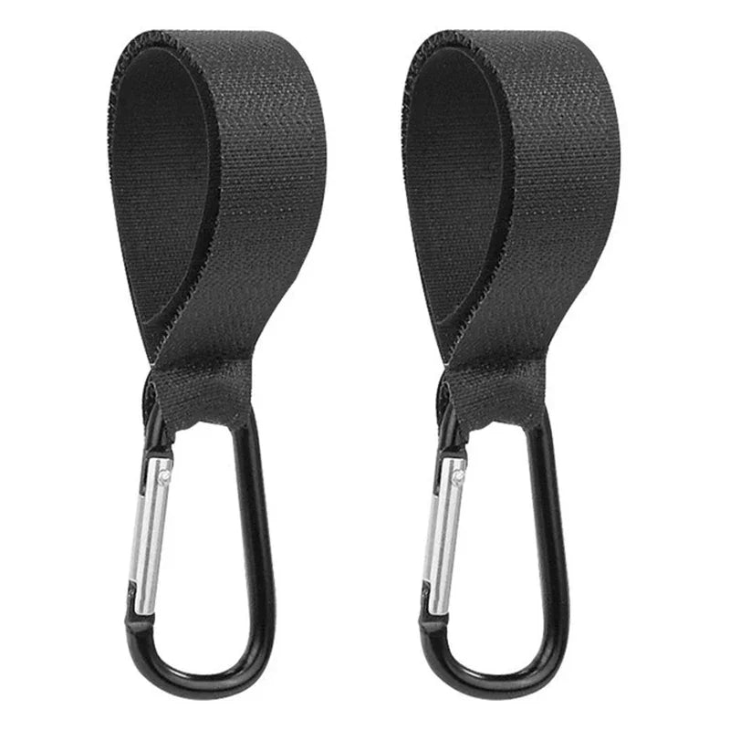 2/3/5pcs Baby Stroller Hook Clip Aluminum Alloy Carabiner Cart Organizer Diaper Bag Pram Hook Hanger Stroller Accessories