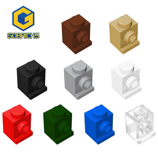 Gobricks 10Pcs MOC Parts 4070 30069 35388 Brick Special 1 x 1 na may Headlight Compatible DIY Assmble Building Block Particle Toy