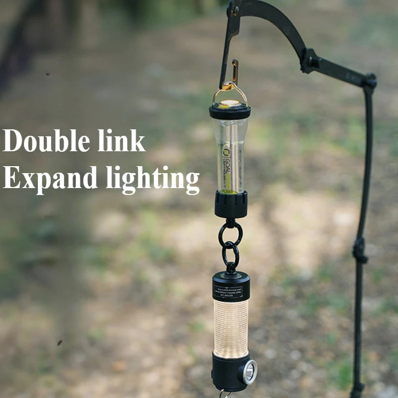 2pcs/set Outdoor lighting fixtures alloy suspension rings portable large opening lights camping accessories camping gear
