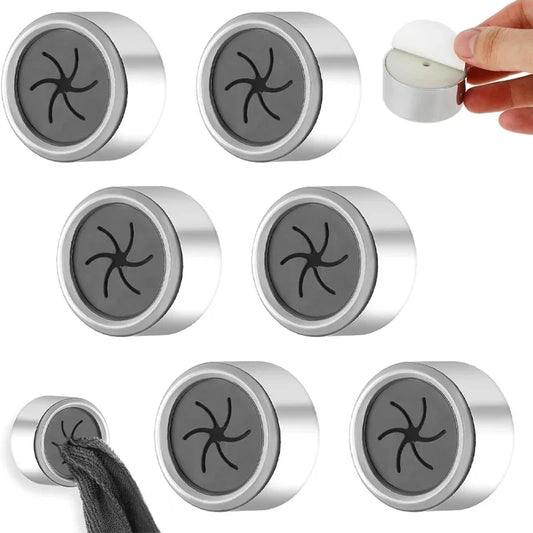 Self-adhesive Towel Holder Wall Mounted Bathroom Towel Hook Storage Rack Waterproof Kitchen Cloth Clamp Organizer