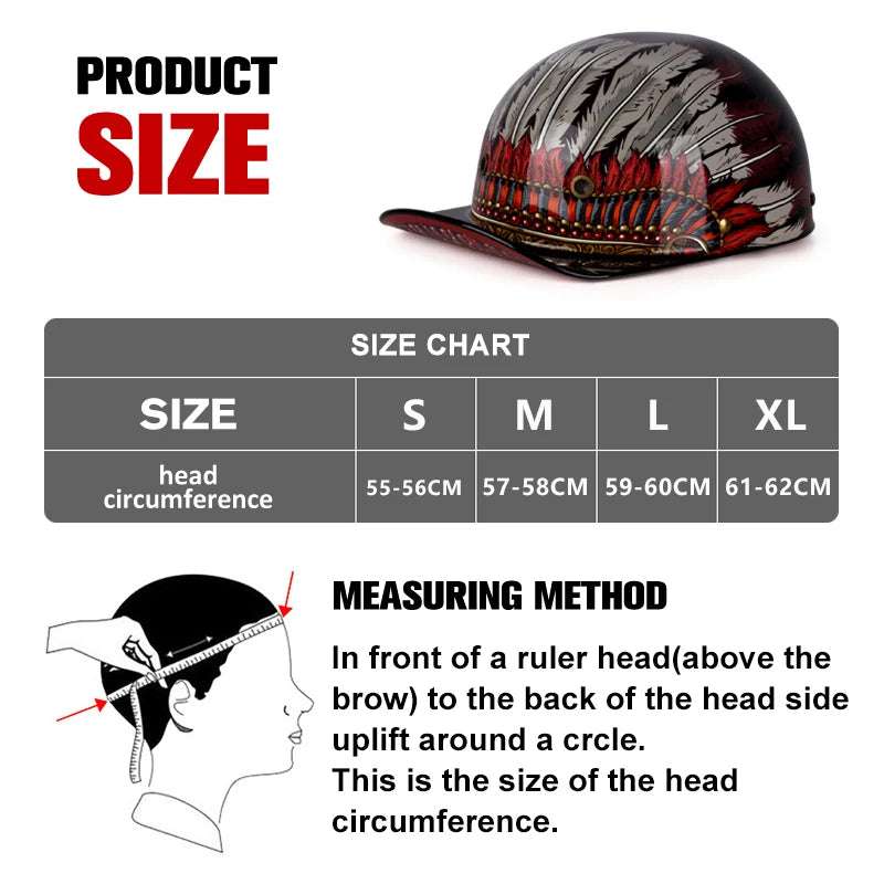 2024 Open Face Adult Summer Retro Bisikleta Vintage Half Helmet Baseball Cap Helmets Mga Bata Nakasakay sa Motocross Lalaki Babae Bata