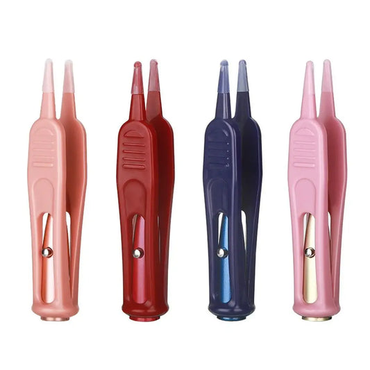Safety Forceps na may LED Light Baby Dig Booger Clip Mga Sanggol Malinis Tenga Ilong Pusod Safety Tweezers Safe Forceps Cleaning Supplies