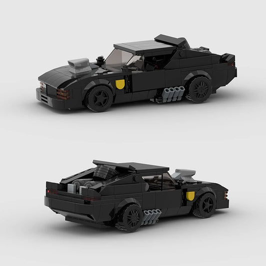 HOT Moc V8 Interceptor Speed ​​Champions Technicial Racer Cars City Sports Vehicle Building Blocks Creative Garage Kid Toys Gift
