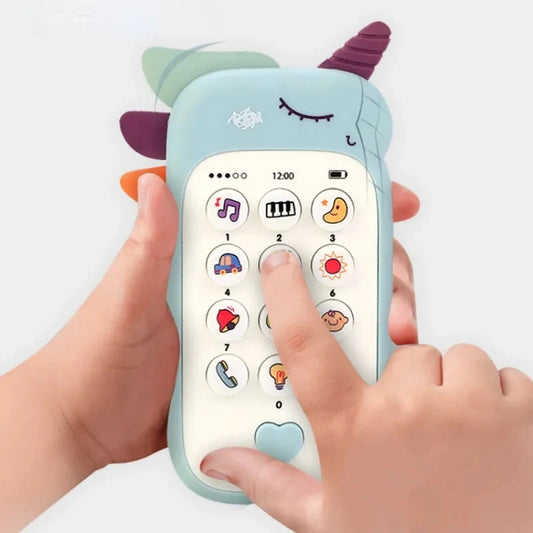 Laruang Telepono ng Sanggol Musika Tunog Telepono Mga Laruang Natutulog na May Teether Simulation Telepono Mga Bata Sanggol Maagang Pang-edukasyon na Laruang Mga Regalo sa Bata