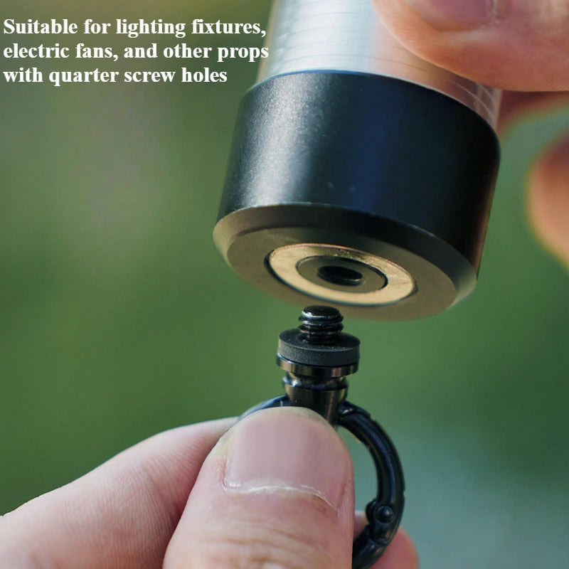 2pcs/set Outdoor lighting fixtures alloy suspension rings portable large opening lights camping accessories camping gear