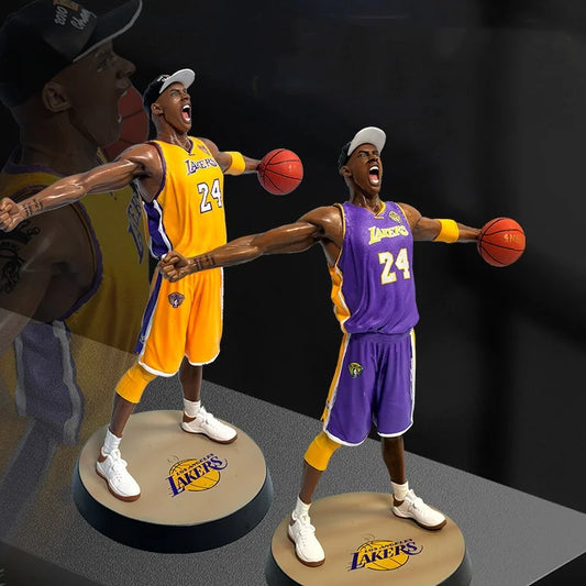 2024 Hot Nba Basketball Star Kobe Figure Model Black Mamba Roars Kobe Doll Model Movable Doll Decoration Gift Gamer Toys