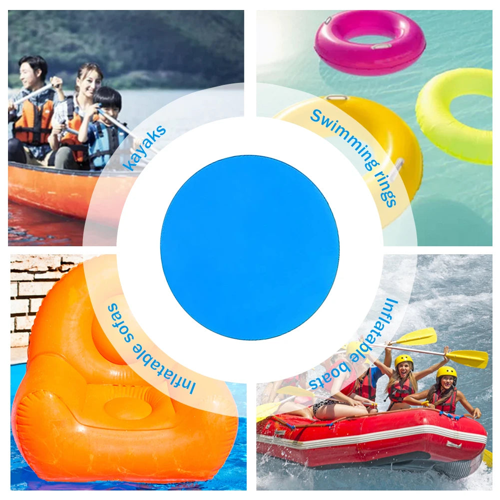 10-50PCS Self-Adhesive Swimming Pools Repair Patches PVC Outdoor Pool Repair Kit for Swim Ring Toys Inflatable Boat Accessories